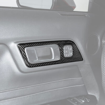 FFP 2015-2025 Ford Mustang Door Handle Panel Carbon Fiber Cover