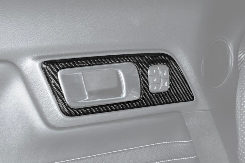 FFP 2015-2025 Ford Mustang Door Handle Panel Carbon Fiber Cover
