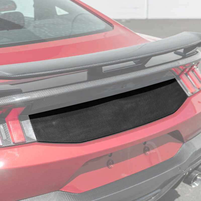 FFP 2024-2025 Ford Mustang Rear Trunk Panel Carbon Fiber Cover Trim Piece