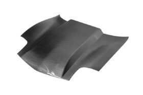 Extreme Online Store EOS Corvette C5 Front Cow Vented Hood Carbon Fiber Cover - Image 3