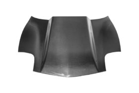 Extreme Online Store EOS Corvette C5 Front Cow Vented Hood Carbon Fiber Cover - Image 4