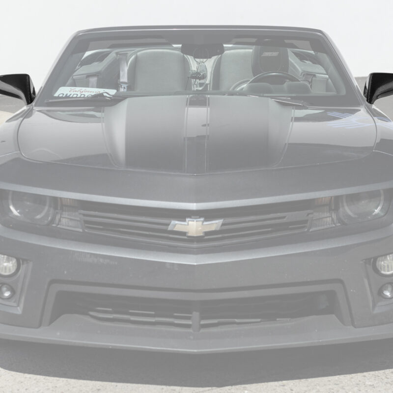 EOS 2010-2015 Chevrolet Camaro Carbon Fiber Mirror Cover Cap Pair