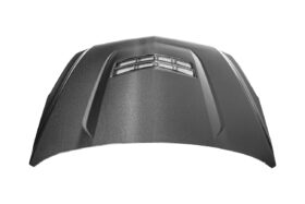 Extreme Online Store EOS ATS-V Front Bumper Carbon Fiber Hood Vented Cover - Image 4