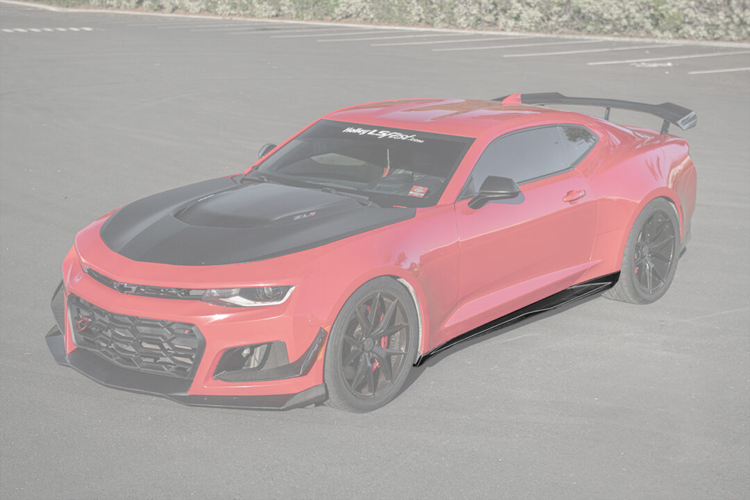 EOS 2016-2024 6th Gen Camaro ZL1 Carbon Fiber Side Skirts