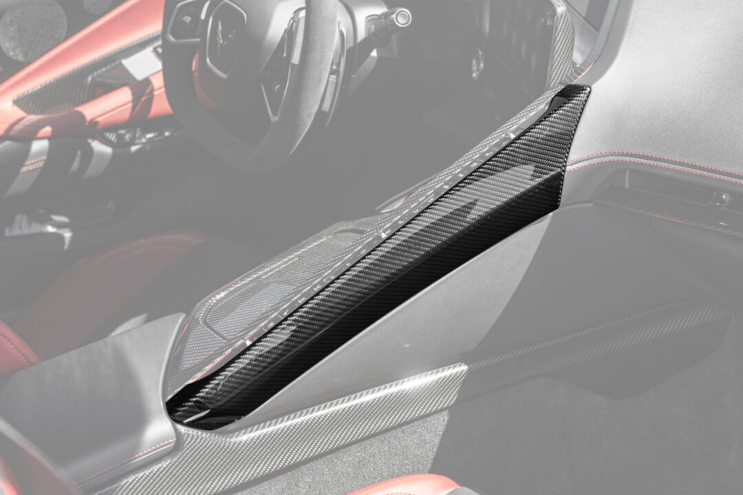 EOS 2020-2025 Corvette C8 Center Console Carbon Fiber Armrest Right Trim Panel