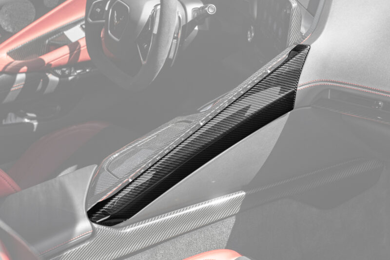 EOS 2020-2025 Corvette C8 Center Console Carbon Fiber Armrest Right Trim Panel