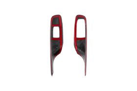 Extreme Online Store EOS Corvette C8 Coupe Side Window Carbon Fiber Switch Control Panel Cover for C8 Corvette - Image 5