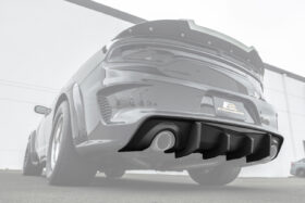 EOS 2020-2025 Dodge Charger Rear Bumper Exhaust Matte Black Diffuser