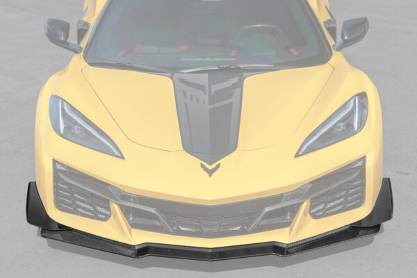 EOS 2023-2025 Corvette C8 Z06 Z07 Front Lip Carbon Fiber & Canards