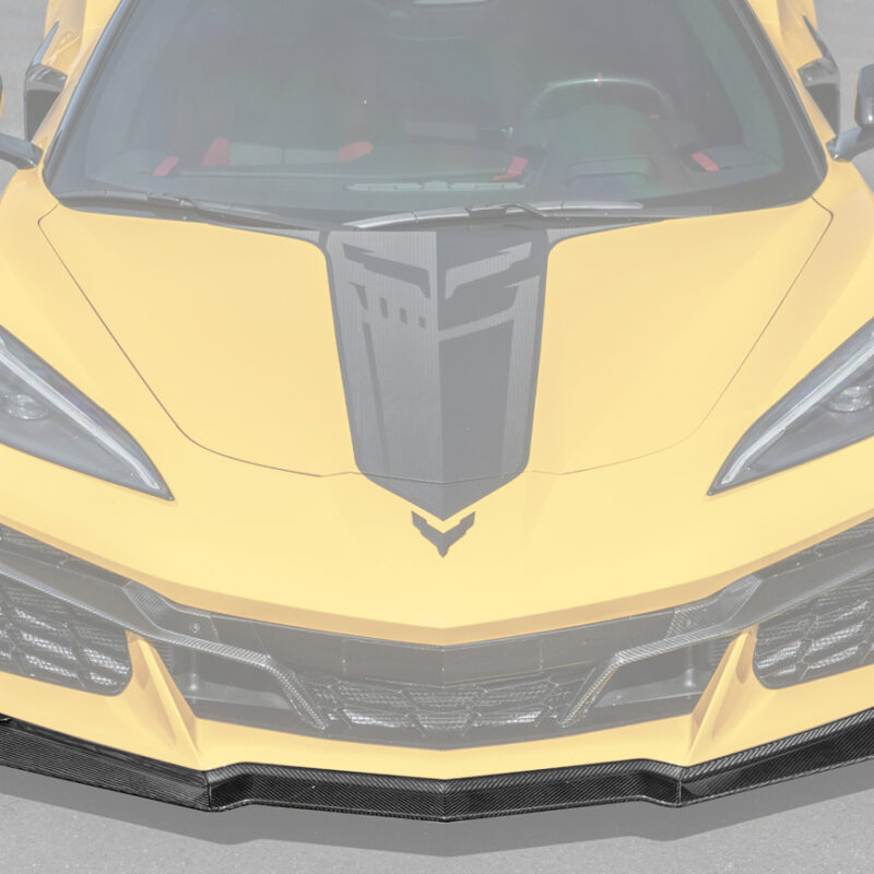 EOS 2023-2025 Corvette C8 Z06 Z07 Front Lip Carbon Fiber & Canards