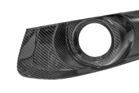 FFP FFP Mustang Rear Tail Light Trim Bezel Carbon Fiber Cover PairFront Bumper Fog Light Bezel Carbon Fiber Cover Pair for