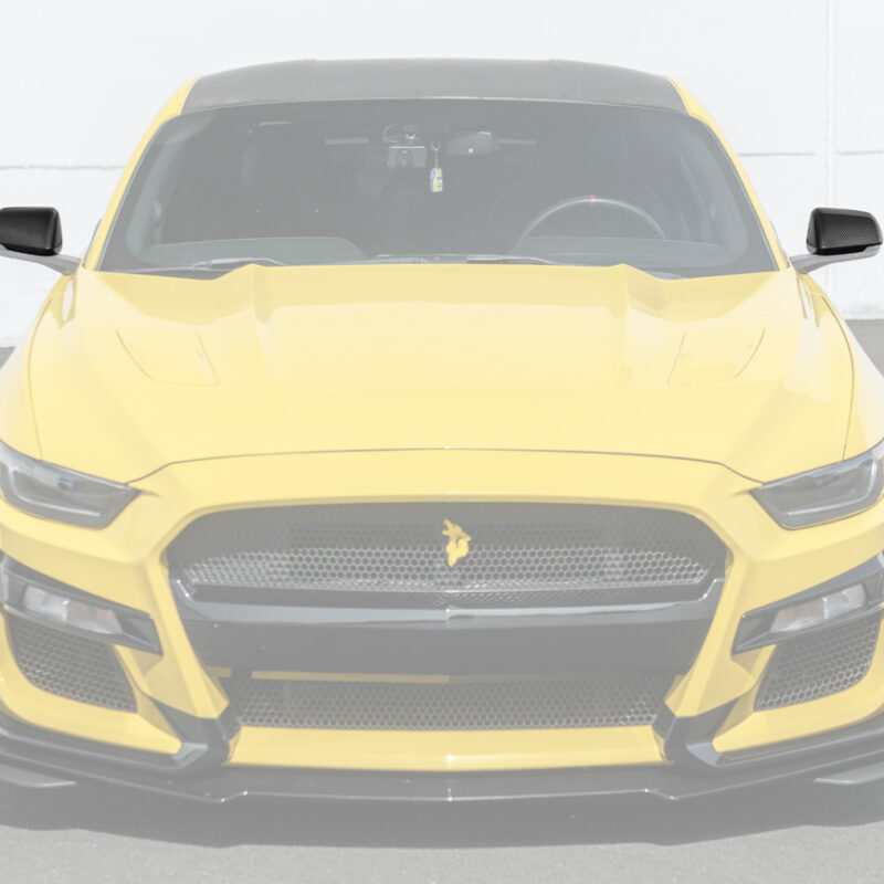 FFP 2015-2023 Ford Mustang Side Mirror Carbon Fiber Cap Cover Pair