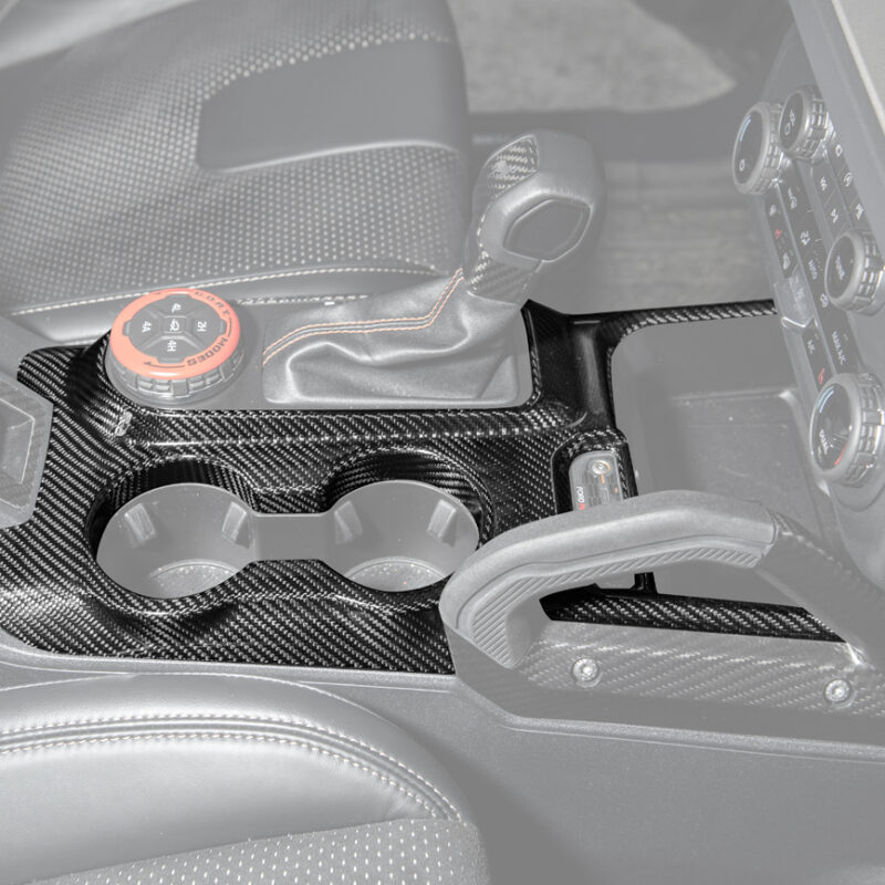 FFP 2021-2025 Ford Bronco Gear Shift Carbon Fiber Panel Trim Cover