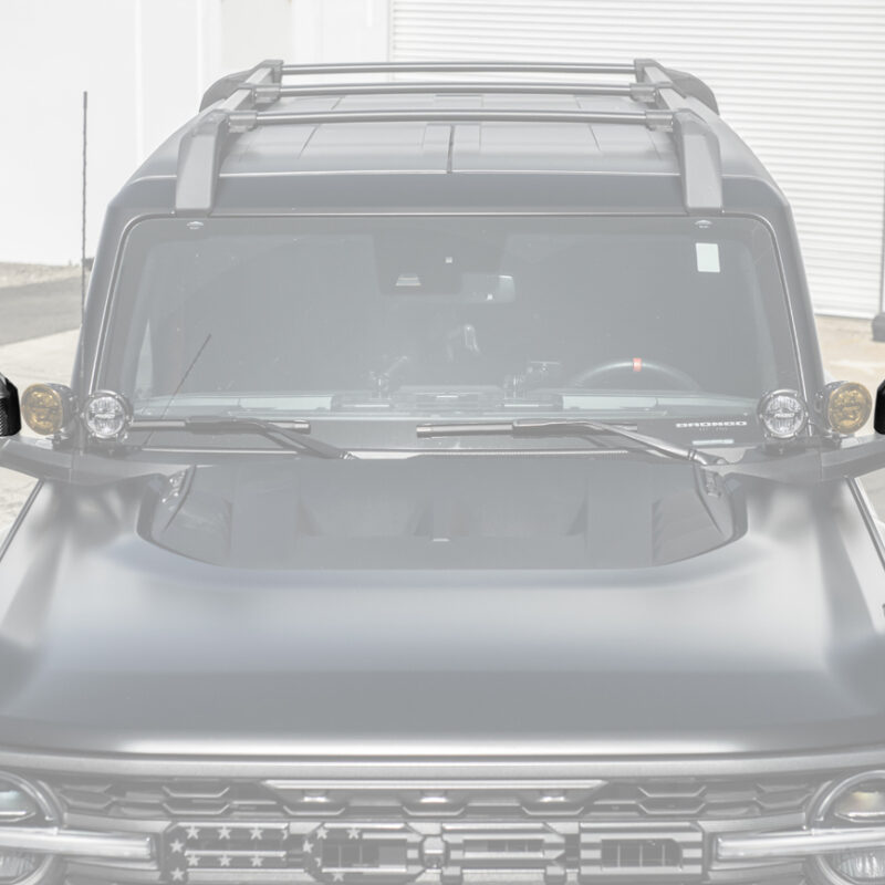 FFP 2021-2025 Ford Bronco Mirror Cap Carbon Fiber Cover Pair