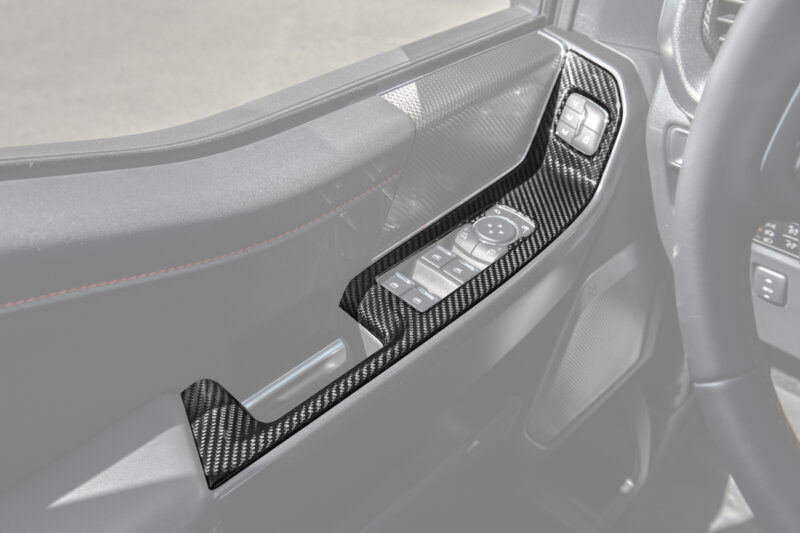 FFP 2021-2025 Ford F-150 Front Door Carbon Fiber Glass Lifting Panel Cover