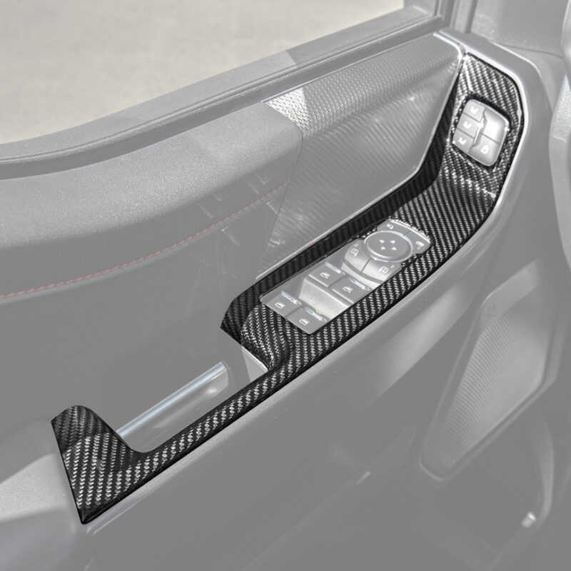 FFP 2021-2025 Ford F-150 Front Door Carbon Fiber Glass Lifting Panel Cover