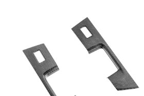 FFP F-150 Rear Door Carbon Fiber Switch Panel Trim Cover - Image 3