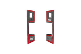 FFP F-150 Rear Door Carbon Fiber Switch Panel Trim Cover - Image 4