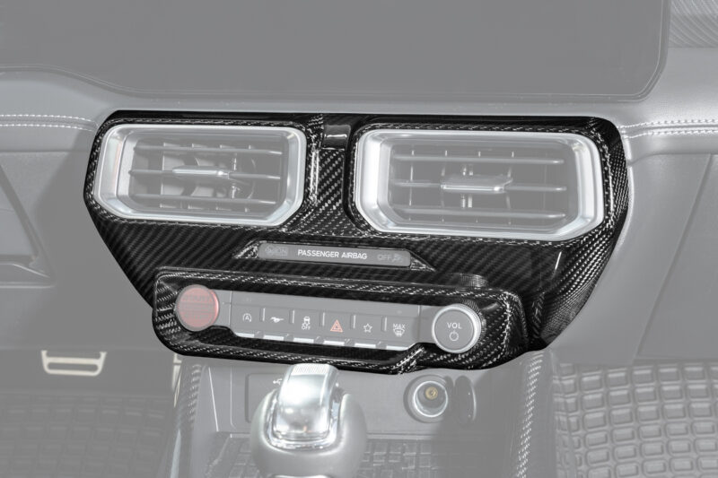 FFP 2024-2025 Ford cSingle Screen Interior Center Carbon Fiber Console Cover