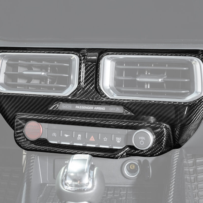 FFP  2024-2025 Ford cSingle Screen Interior Center Carbon Fiber Console Cover