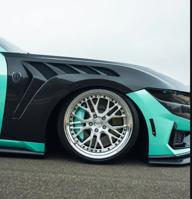 MAZ 2024-2026 Ford Mustang S650 GT4-R GTD Dry Carbon Fiber Fenders