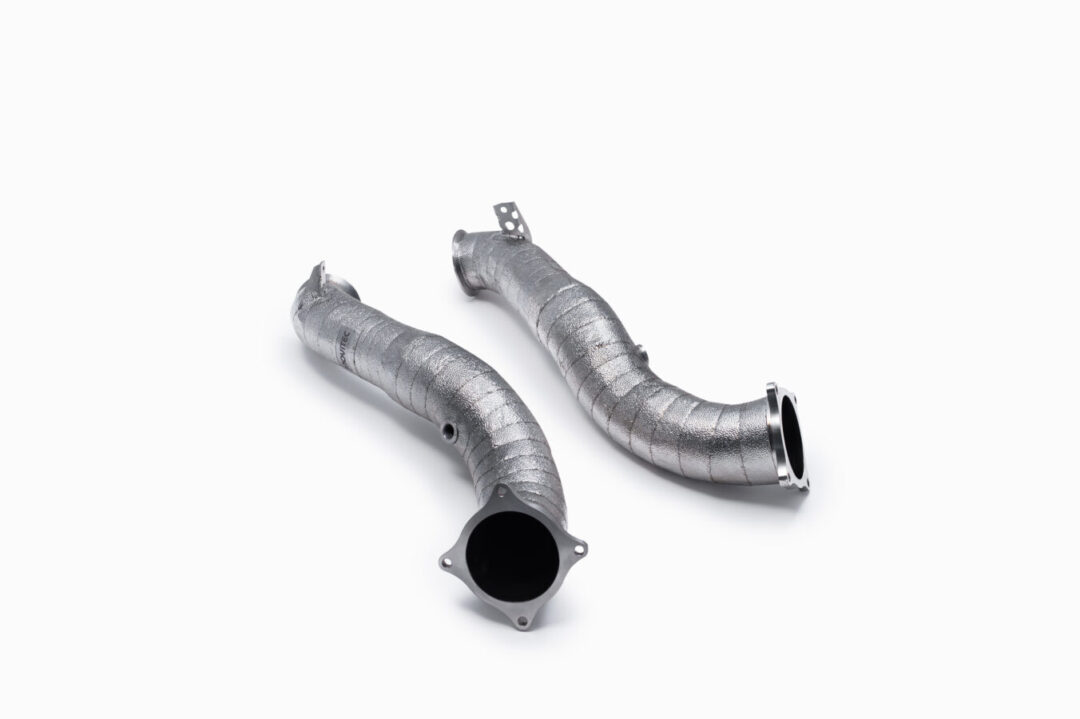 Alternative view of NOVITEC 2024-2025 McLaren 750S Race Downpipes