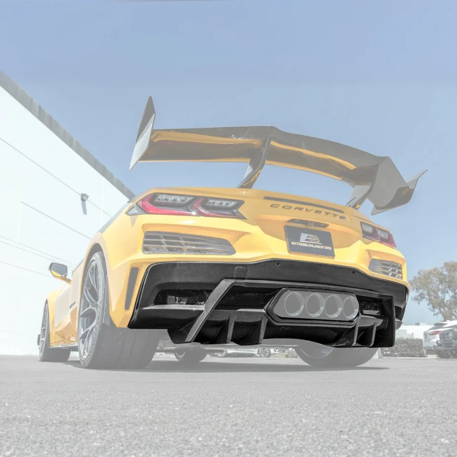EOS 2023-2025 Corvette C8 Z06 Rear Bumper Finned Diffuser