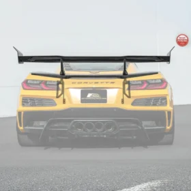 EOS 2023-2026 Corvette C8 ZR1 ZTK Carbon Fiber High Wing Spoiler - E-Ray & Z06 - image 1