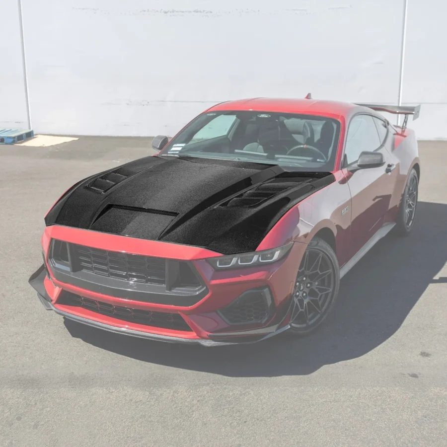 FFP 2024-2025 Ford Mustang Front Bumper Hood Vented Cover