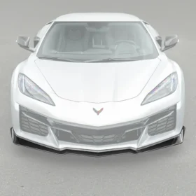 EOS 2023-2025 Corvette C8 Z06 Z07 Extended One-Piece Front Lip Splitter
