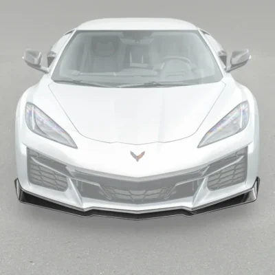 EOS 2023-2025 Corvette C8 Z06 Z07 Extended One-Piece Front Lip Splitter