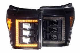 Morimoto Super Duty XB LED Headlights- Amber DRL - Image 2