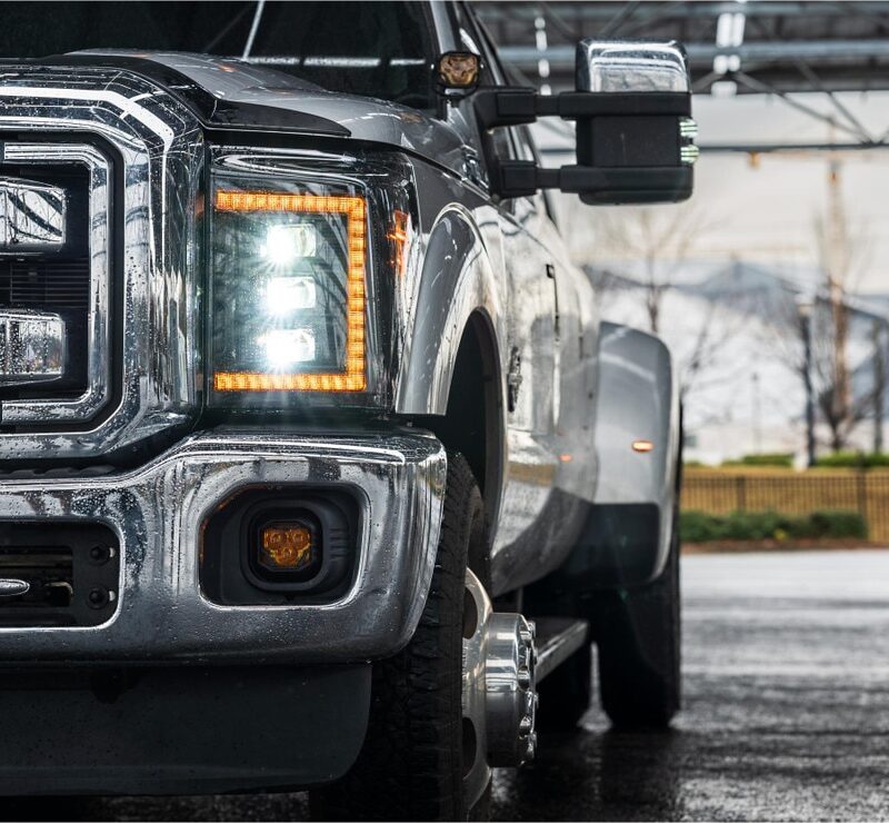 Morimoto 2011-2016 Ford Super Duty XB LED Headlights- Amber DRL