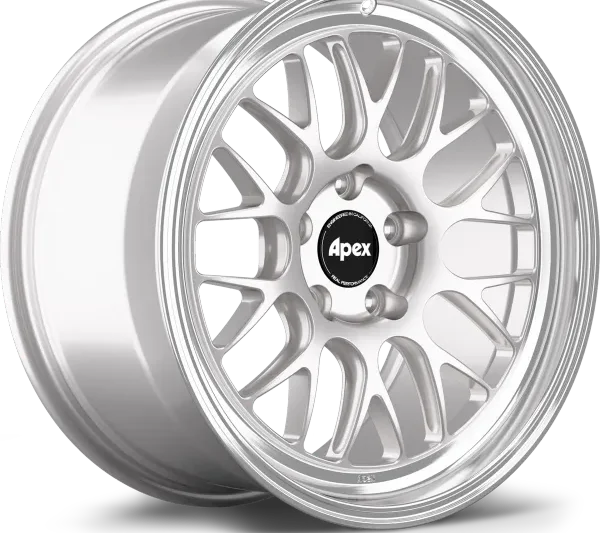 Apex Chevrolet Corvette C8 Stingray ML-10RT Forged Wheels – Machined Lip Race Silver – Set of 4