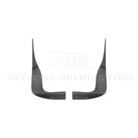 Extreme Online Store EOS EOS-Corvette C6 Extended CARBON FIBER Rear Splash Guard Mud Flaps for C6 Corvette - Image 3
