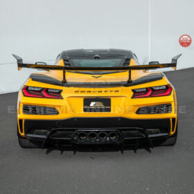 EOS 2020-2026 Corvette C8 ZR1 ZTK Carbon Fiber High Wing Spoiler - image 17