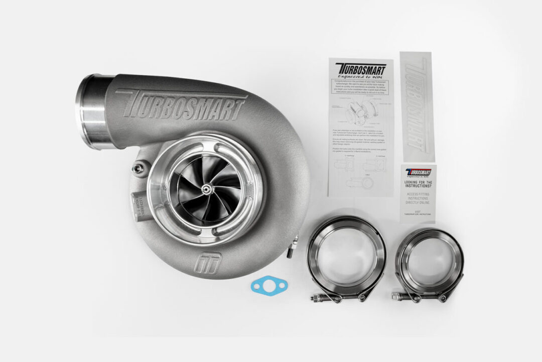 Alternative view of Turbosmart TS-1 Performance Turbocharger 6870 T4 0.96AR Externally Wastegated