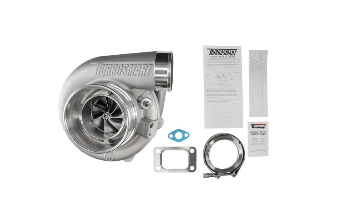 Alternative view of Turbosmart TS-2 Performance Turbocharger (Water Cooled) 6870 (Kompact) T3 1.10AR Externally Wastegated