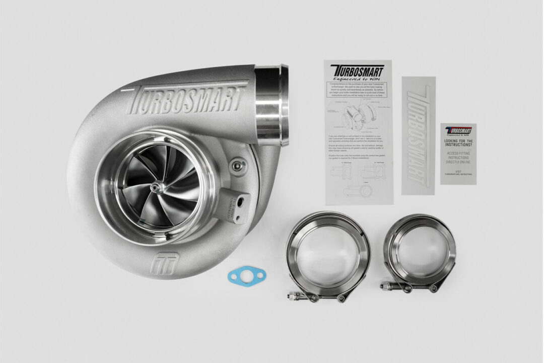 Alternative view of Turbosmart TS-1 Performance Turbocharger 8280 V-Band 0.96AR Externally Wastegated