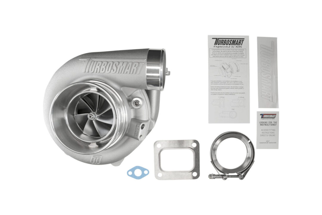 Alternative view of Turbosmart TS-2 Performance Turbocharger (Water Cooled) 7170 (Kompact) T4 0.96AR Externally Wastegated
