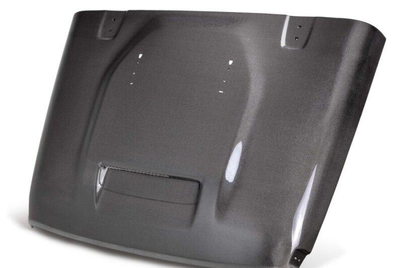 Anderson Composites 2018-2025 Style-MO carbon fiber hood for Jeep Wrangler and Gladiator