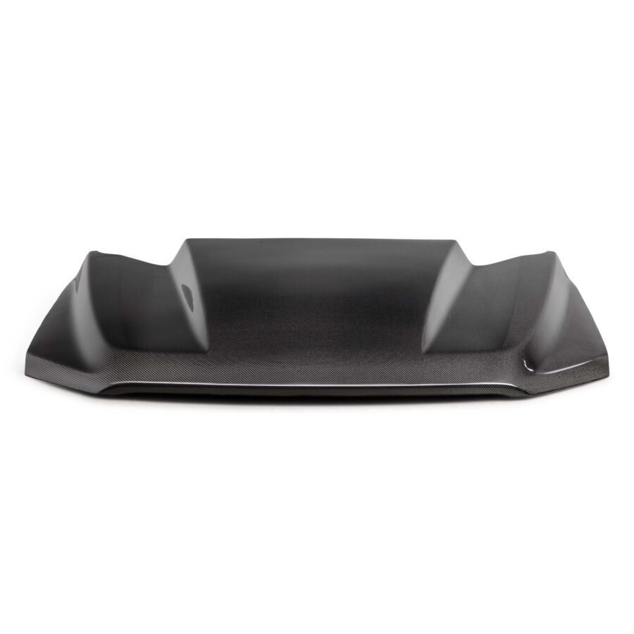 Alternative view of Anderson Composites 2021-2025 Type-CJ carbon fiber hood for Ford F-150
