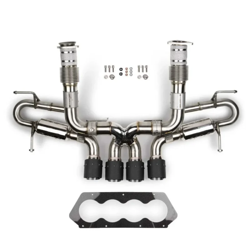 EOS 2023-2026 Chevrolet Corvette C8 Stingray / E-Ray Valved Center Exit Conversion Exhaust System
