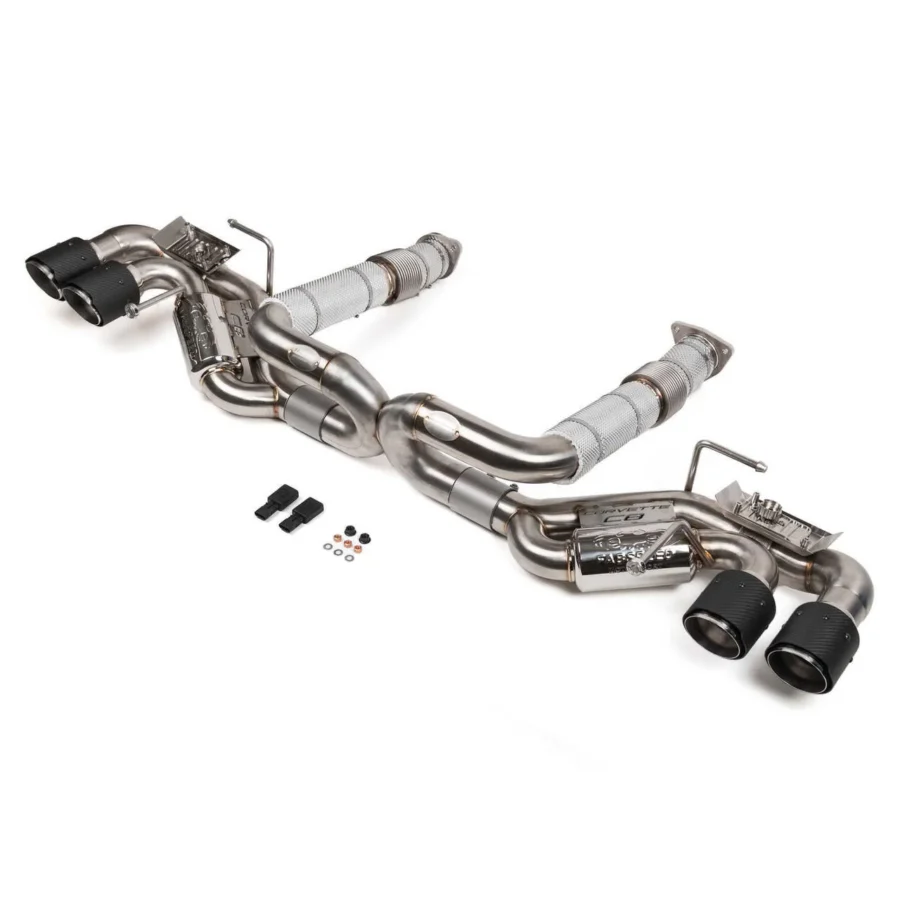 Alternative view of EOS 2020-2026 Chevrolet Corvette C8 E-Ray Valvetronic Maxflo Exhaust System