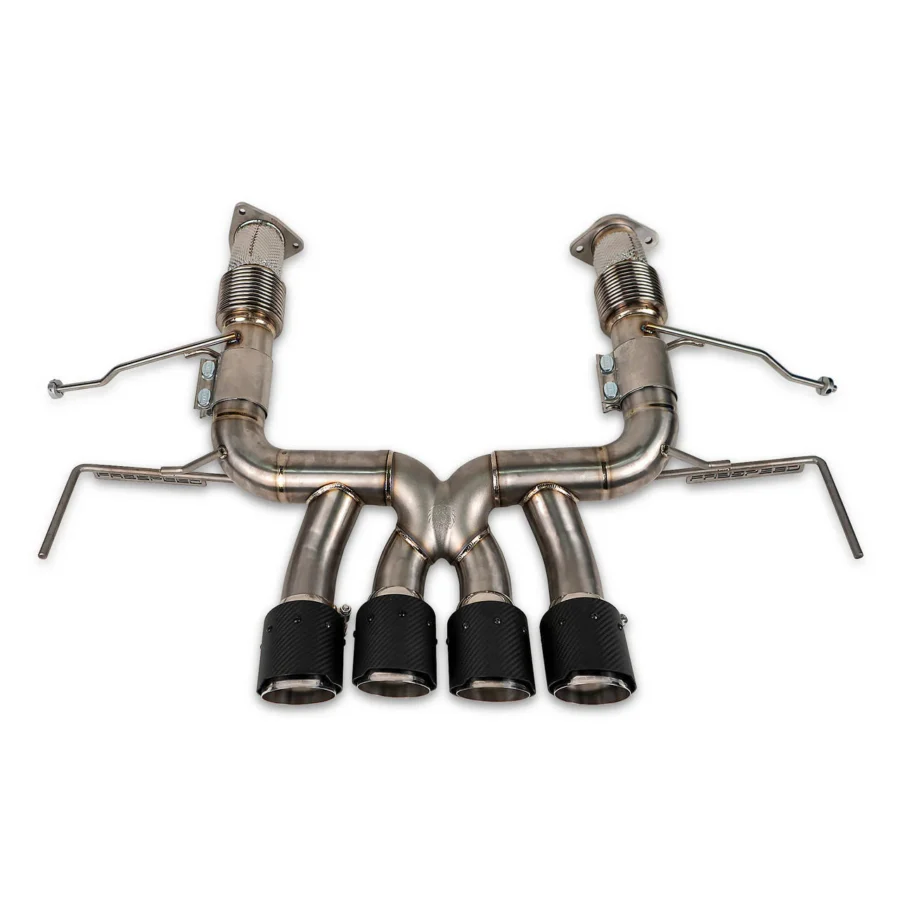 Alternative view of EOS 2023-2026 Chevrolet Corvette C8 Z06 Titanium Supersport X-Pipe Cat-Back Exhaust System