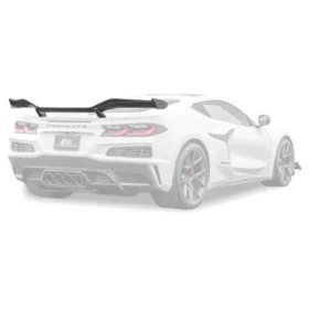 Extreme Online Store EOS Corvette C8 Z06 Carbon Fiber Rear High Wing Spoiler for C8 Corvette