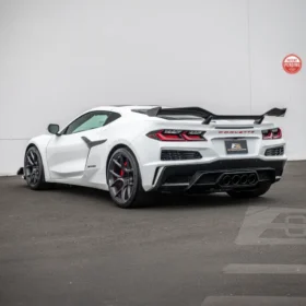 Extreme Online Store EOS Corvette C8 Z06 Carbon Fiber Rear High Wing Spoiler for C8 Corvette - Image 3