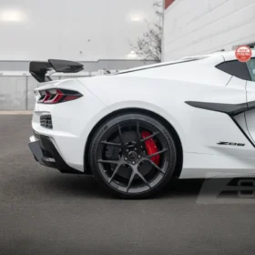 Extreme Online Store EOS Corvette C8 Z06 Carbon Fiber Rear High Wing Spoiler for C8 Corvette - Image 8