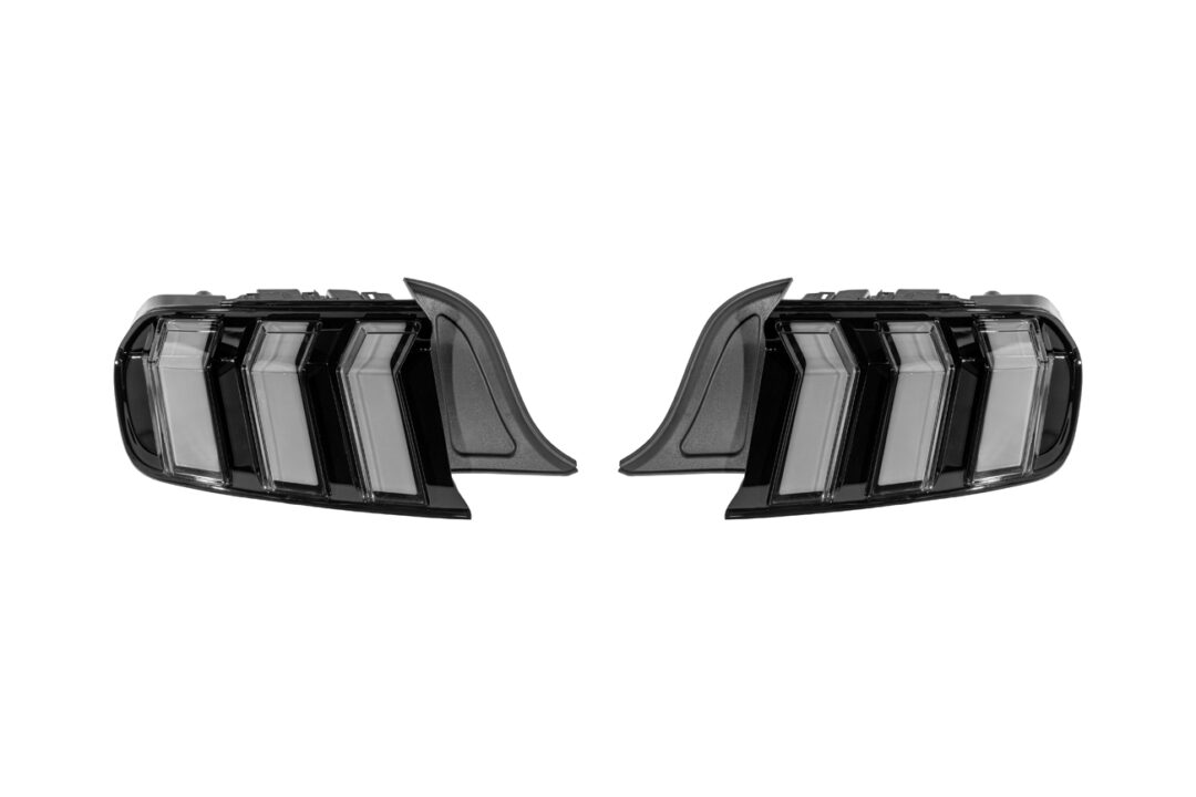 Alternative view of FFP 2015-2023 Ford Mustang S650 Euro Sequential Signal LED Smoke Rear Taillights
