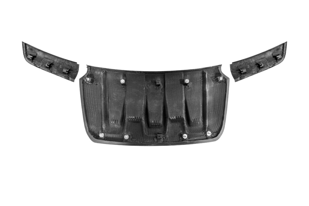 Alternative view of FFP 2021-2024 Ford F-150 Raptor Carbon Fiber Hood Vent & Side Trim Covers